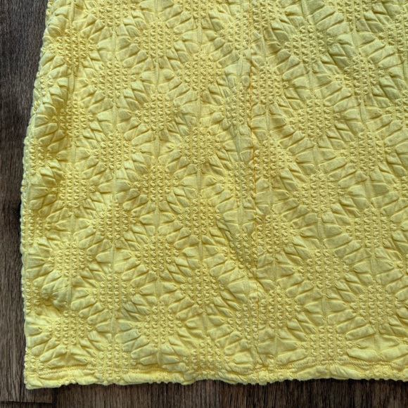 Wild Fable Women Yellow Halter Mini Dress Smocked Bodycon Summer Size Large NEW - Picture 12 of 12